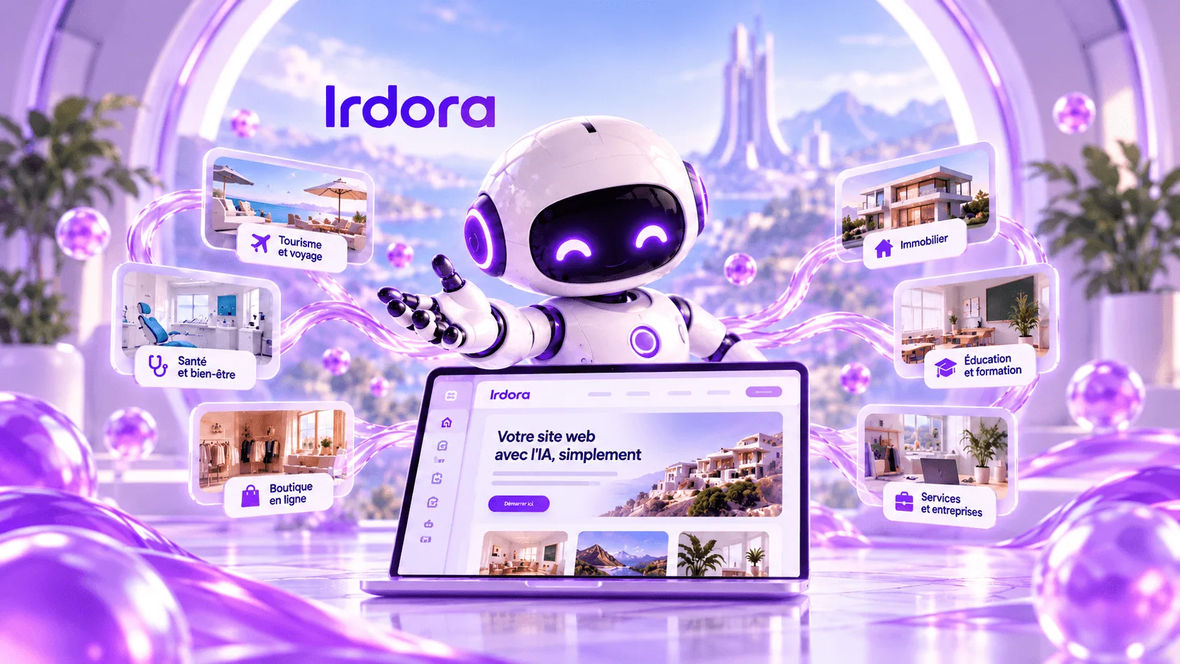 CMS automatisé Irdora : un site pour chaque métier